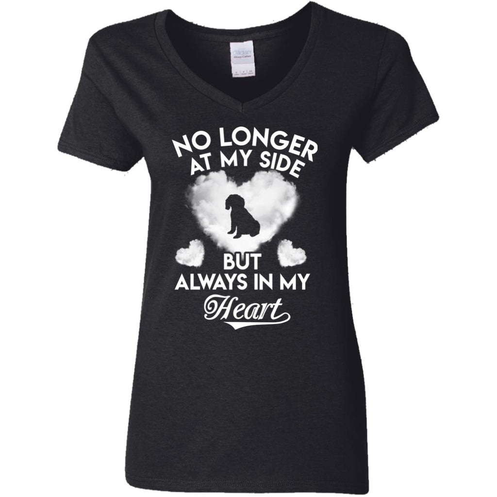 No Longer At My Side But Always In My Heart Poodle Tshirt For Poo Lover