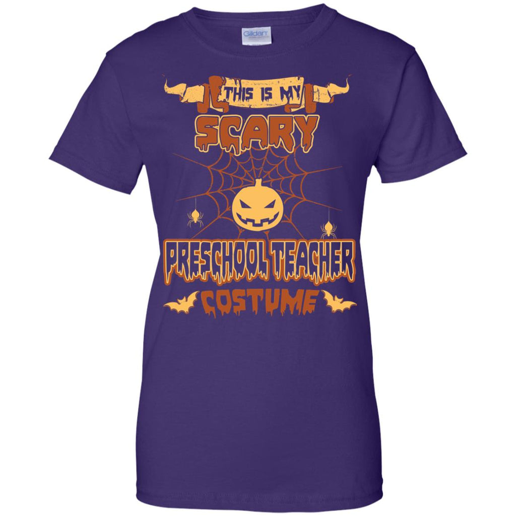 This Is My Scary Preschool Teacher Costume Halloween Tee Shirt