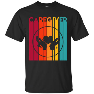 Retro Caregiver Vintage T Shirt