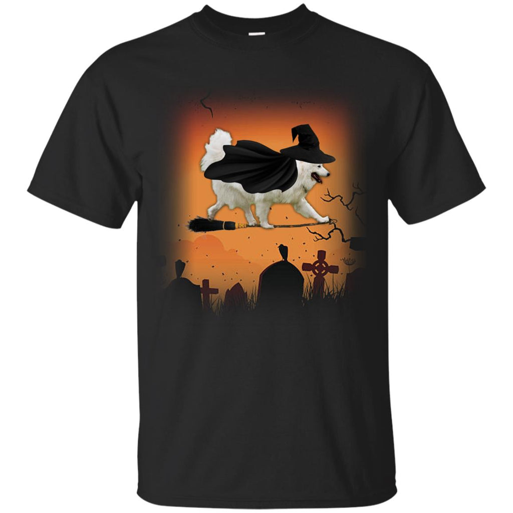 Halloween Hoodie For Witch Samoyed Lovers Tshirt As Sammy Dog Gift