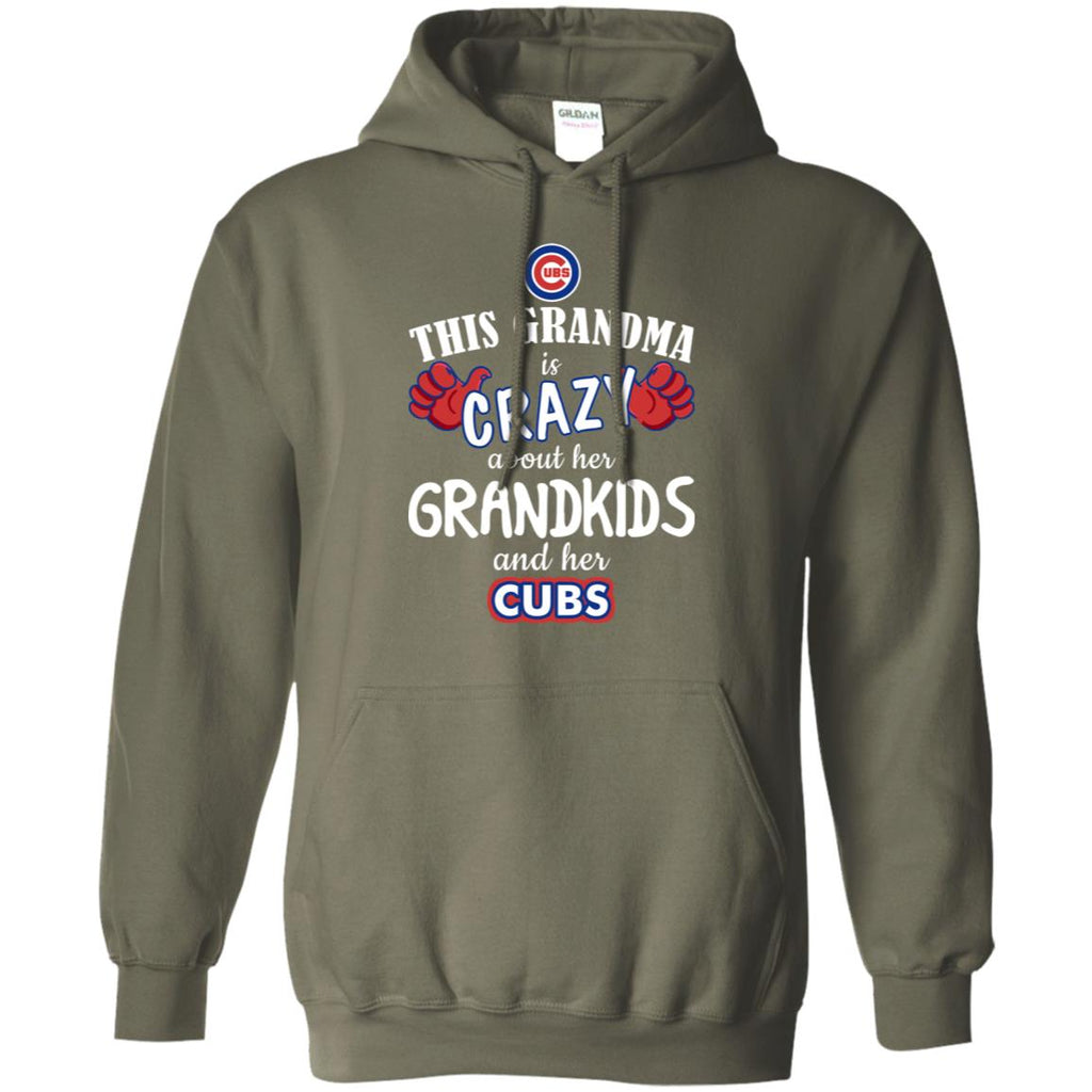 Funny This Grandma Is Crazy About Her Grandkids And Her Cubs T Shirts