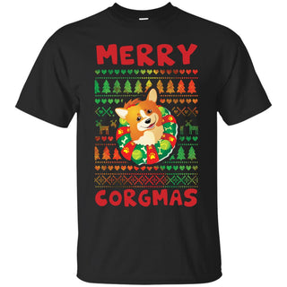 Merry Corgmas Tee Shirt Pembroke Corgi Tshirt