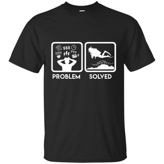 Nice Diving Tshirt Problem Solved With Diving is best gift for you