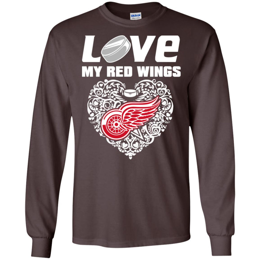 I Love My Teams Detroit Red Wings T Shirt
