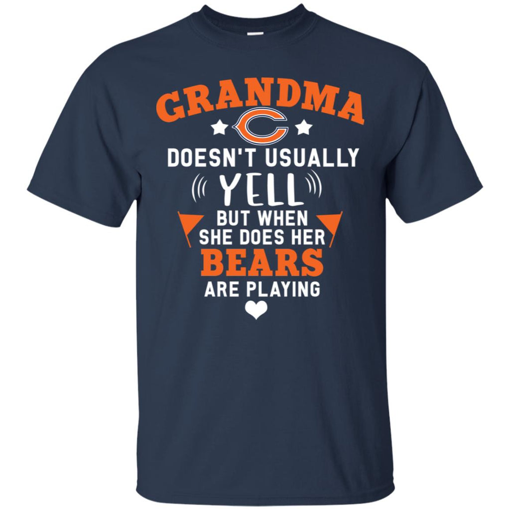 Cool But Different When She Does Her Chicago Bears Are Playing T Shirt