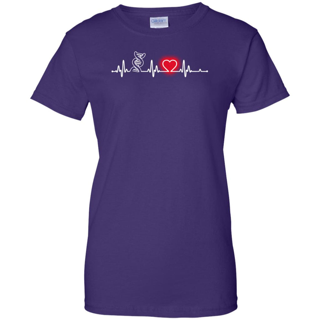 Heart Beat Red Biologist Tshirt for lover