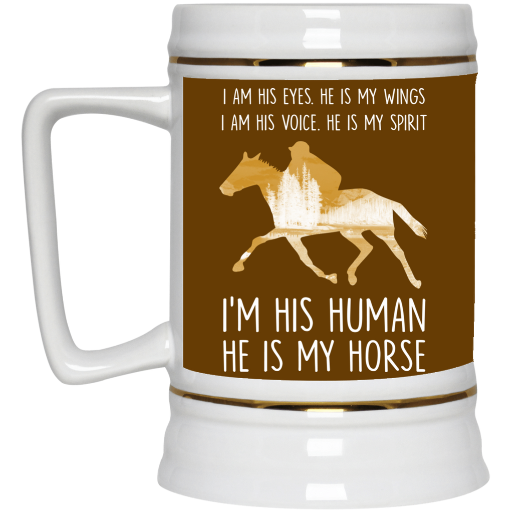 Nice Horse Mugs - He Is My Horse, is cool gift for your friends