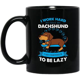 My Dachshund Lazy Travel Mugs For Doxie Dog Lover