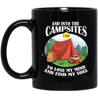 Nice Camping Mugs - And Into The Campsites, is a cool gift for you