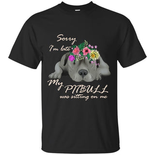 Great My Pitbull Was Sitting On Me T Shirts