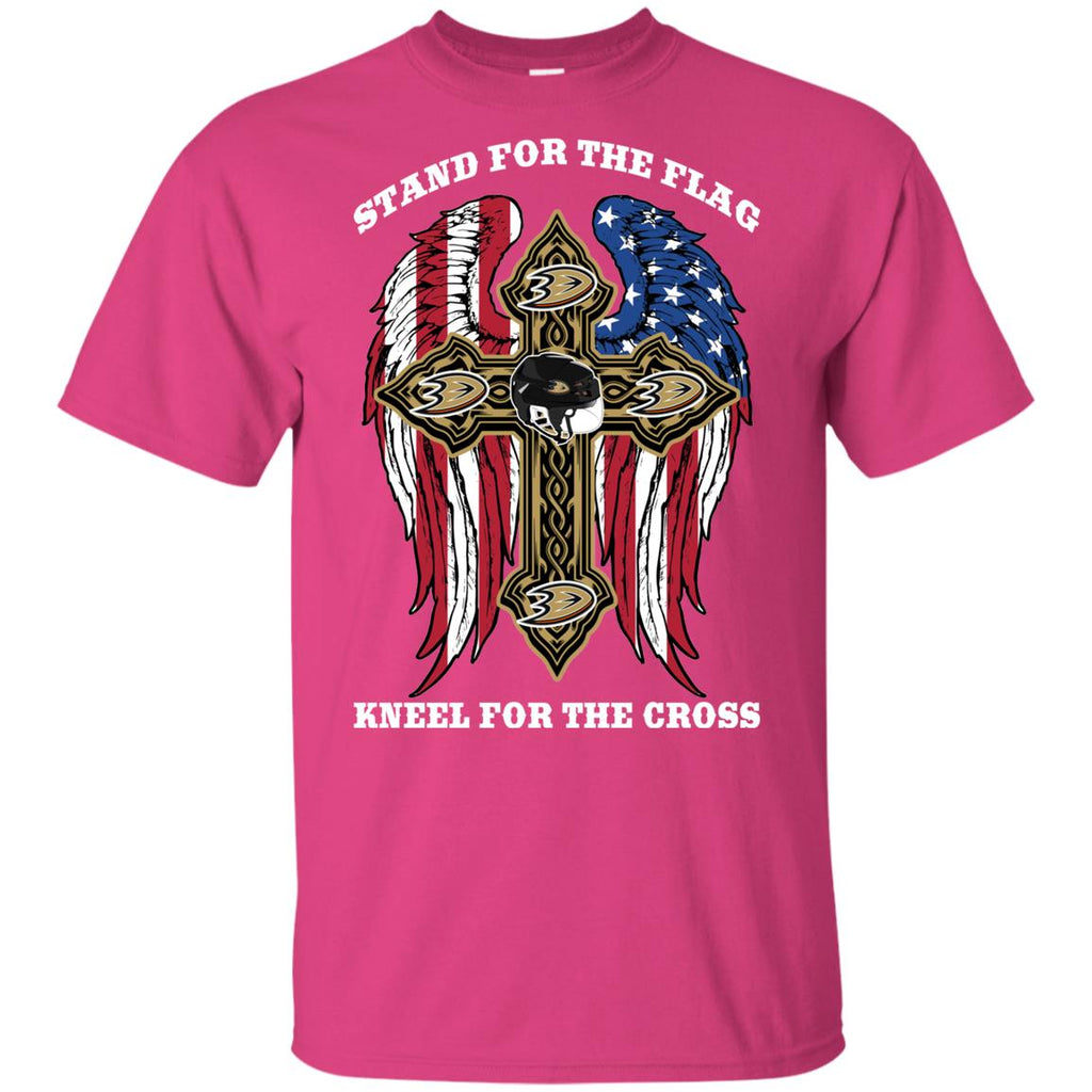 Stand For The Flag Kneel For The Cross Anaheim Ducks Tshirt