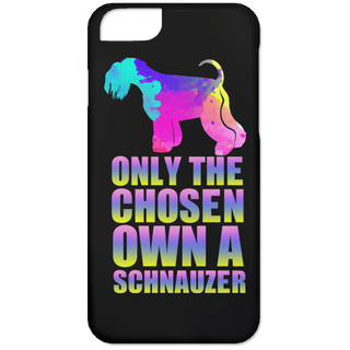 Only The Chosen Own A Schnauzer Phone Cases