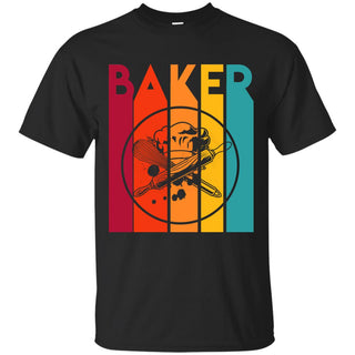 Retro Baker Vintage T Shirt