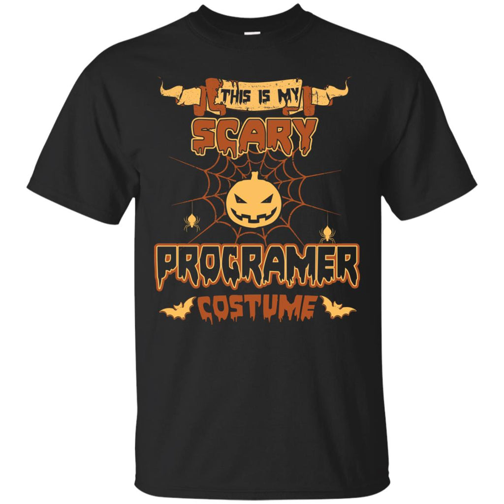 This Is My Scary Programer Costume Halloween Tee Shirt