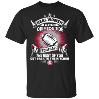 Real Women Watch Alabama Crimson Tide Gift T Shirt