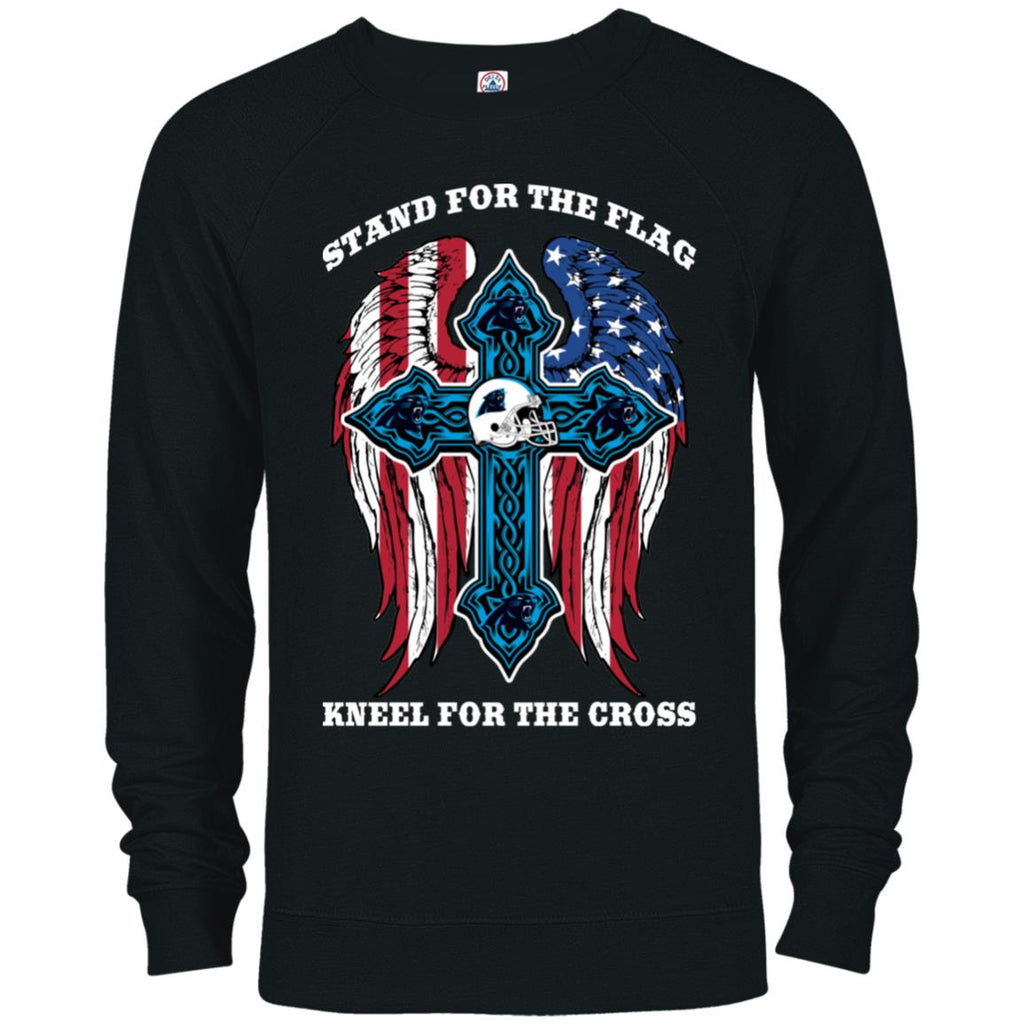 Incredible Stand For The Flag Kneel For The Cross Carolina Panthers Tshirt