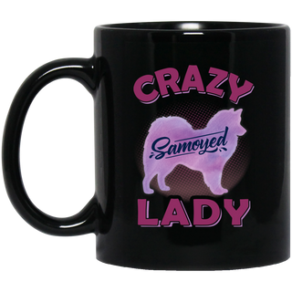 Crazy Samoyed Lady Travel Mugs For Lover
