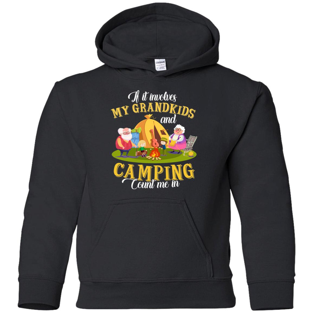 My Grandkids And Camping, Count Me In T Shirt