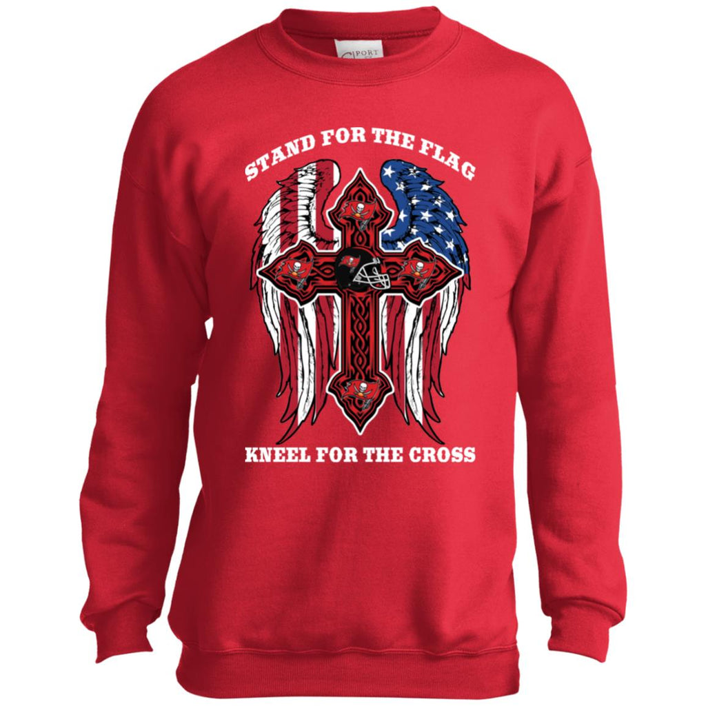Incredible Stand For The Flag Kneel For The Cross Tampa Bay Buccaneers Tshirt
