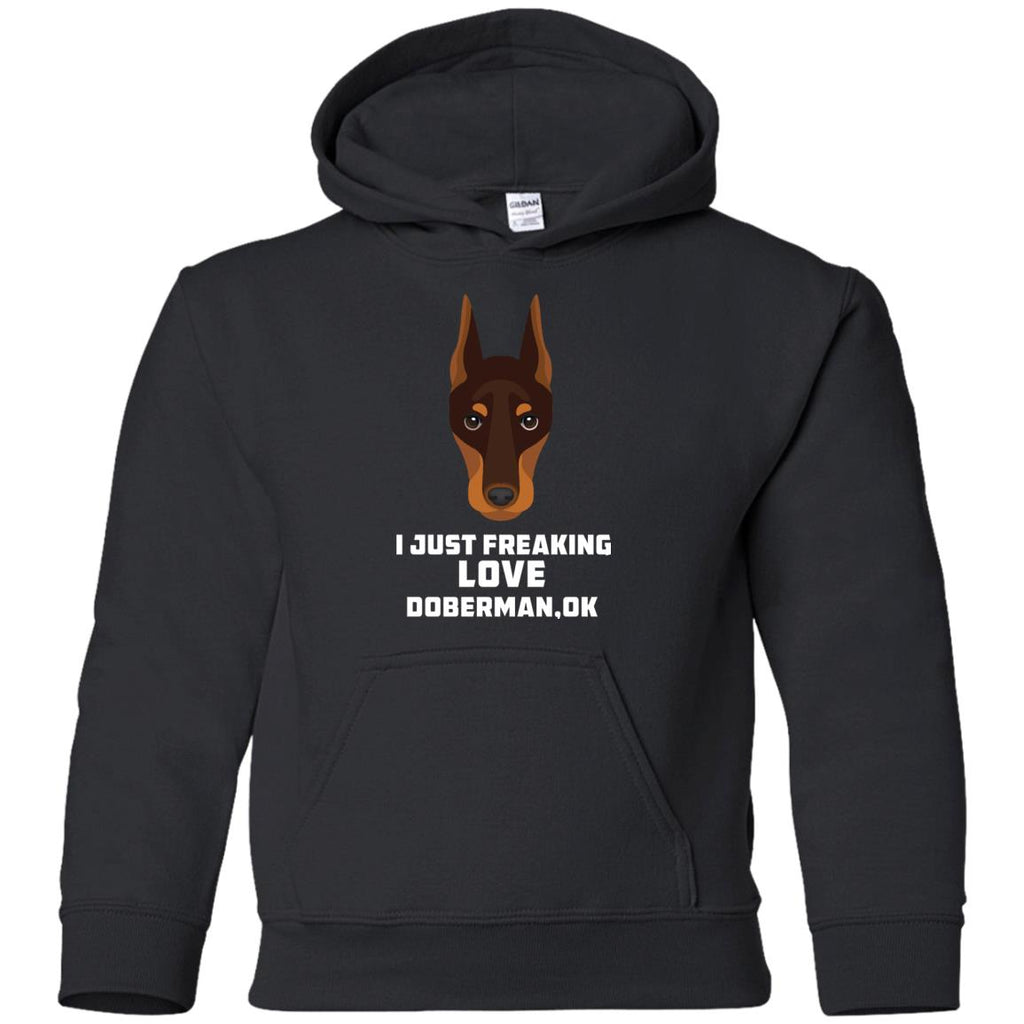 I Just Freaking Love Dobermann Tshirt Foor Dober Dog Gift