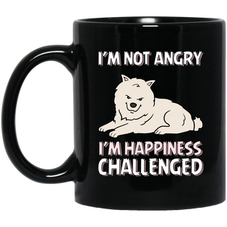 Samoyed Travel Mugs - I'm Happiness Challenged