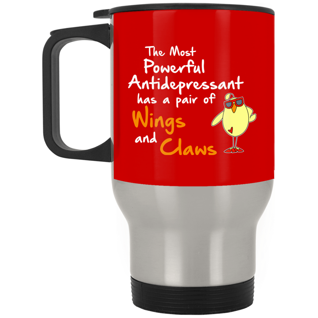 Nice Chicken Mugs - The Most Powerful Antidepressant, is cool gift