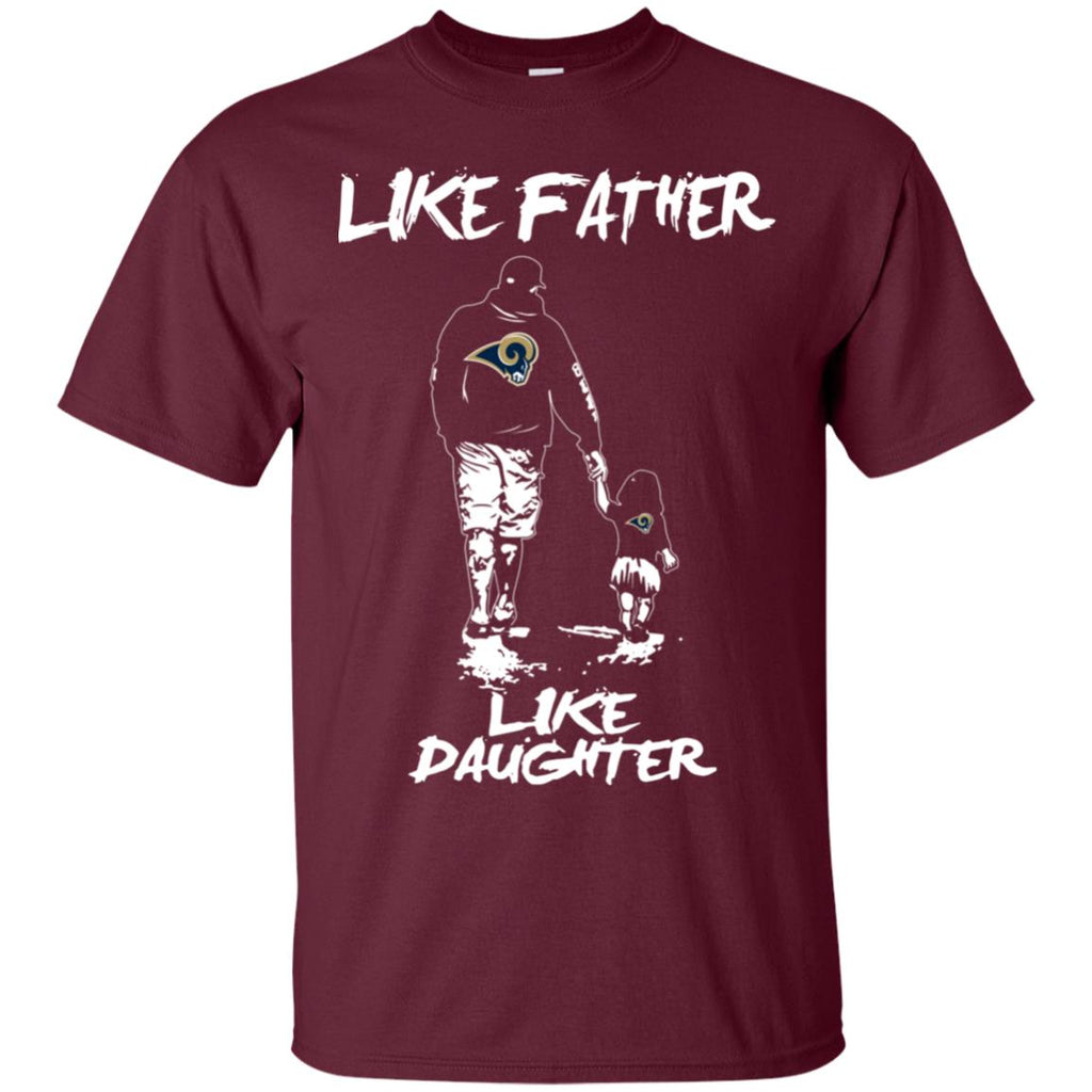 Great Like Father Like Daughter Los Angeles Rams T Shirts
