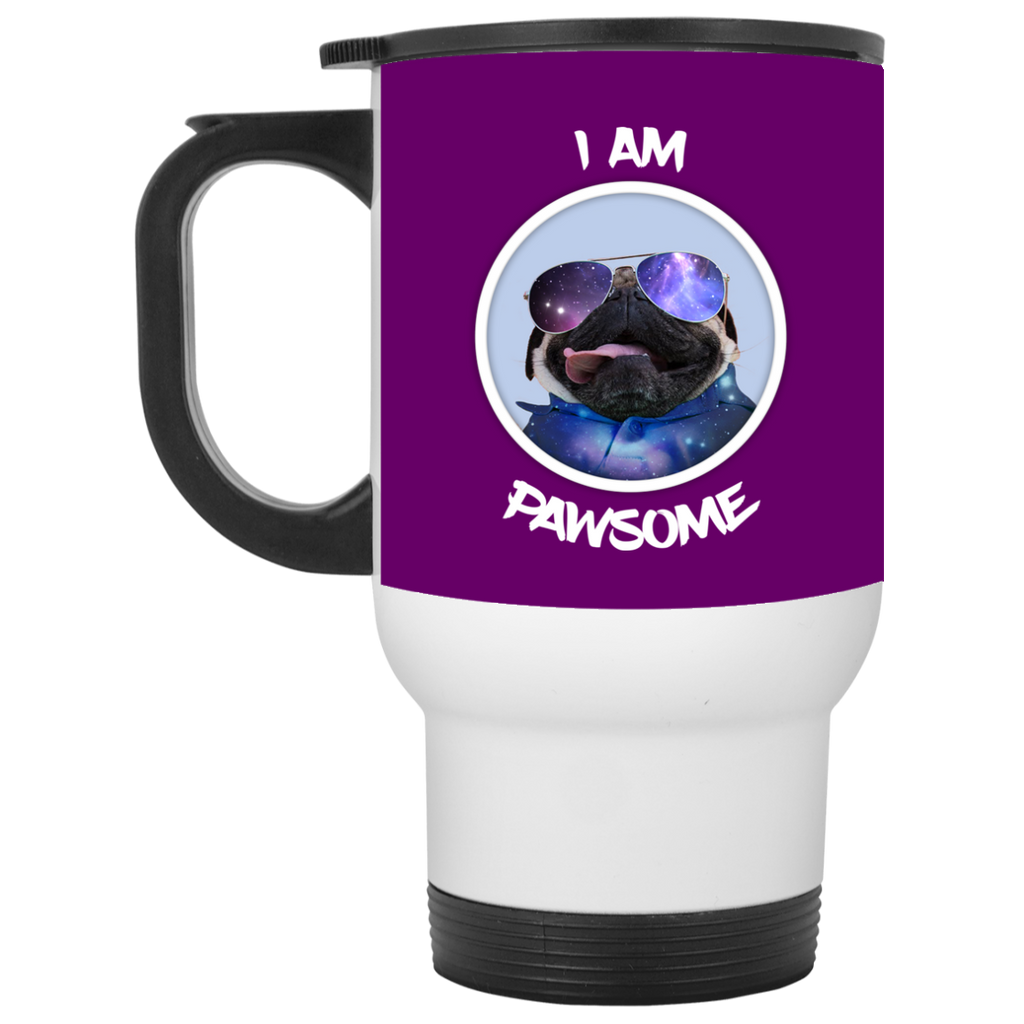 Nice Pug Mug - I Am Pawsome Pug is cool gift for friends