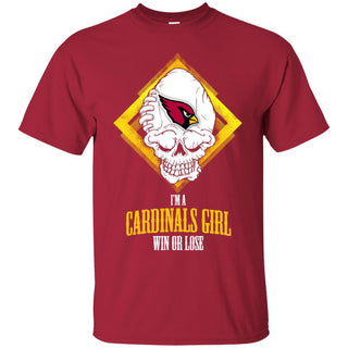 Arizona Cardinals Girl Win Or Lose T Shirts