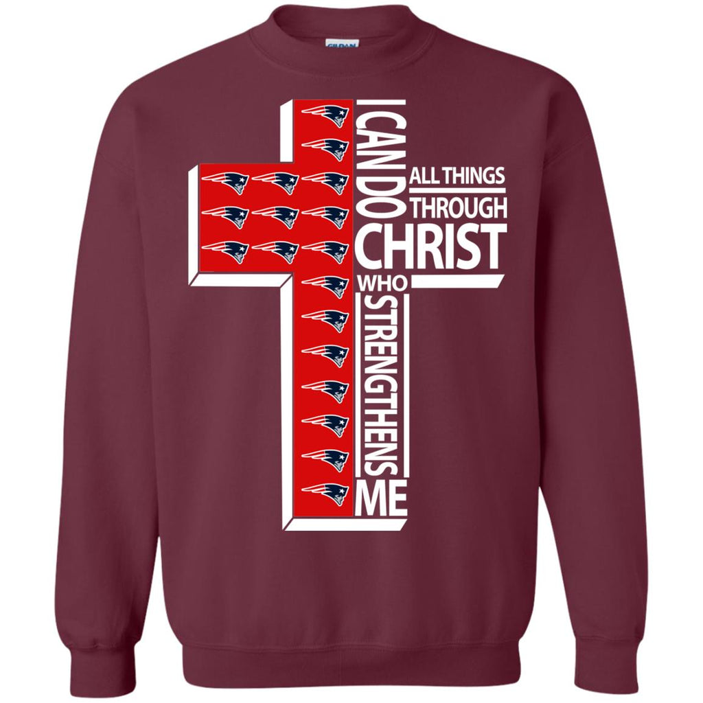 I Can Do All Things Through Christ New England Patriots Tshirt