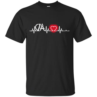 Heart Beat Red Math Teacher Tshirt For Lover