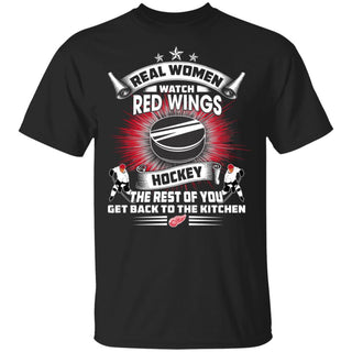 Real Women Watch Detroit Red Wings Gift T Shirt