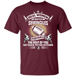 Real Women Watch Florida State Seminoles Gift T Shirt