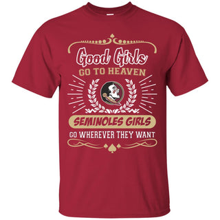 Good Girls Go To Heaven Florida State Seminoles Girls Tshirt