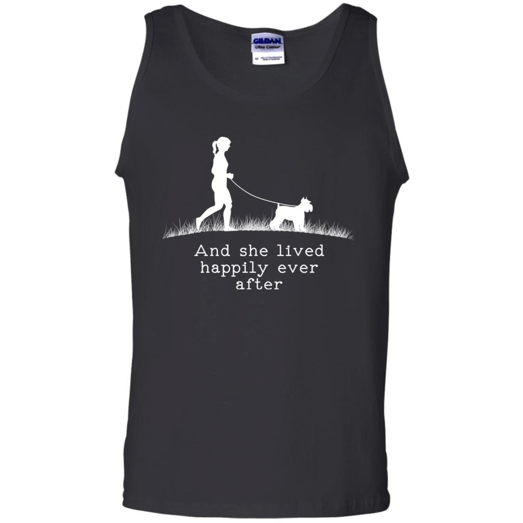 Schnauzer And She Lived Happily Ever After Dog Tshirt Gift