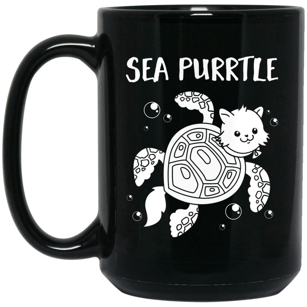 Cute Cat Mugs - Sea Purrtle Ver 2, is cool gift for your friends