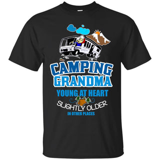 Camping Grandma Young At Heart T Shirts V2