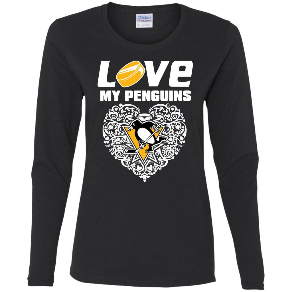 I Love My Teams Pittsburgh Penguins T Shirt