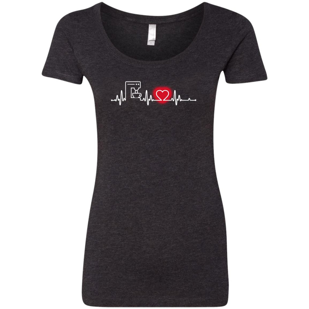 Heart Beat Red Cafeteria Worker Tshirt for Lovers