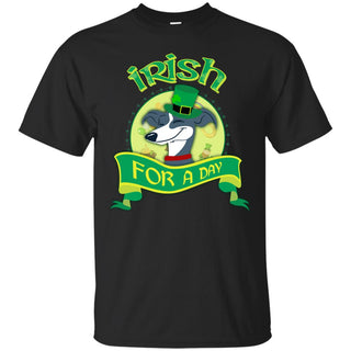 Funny Hound Dog Shirt Irish For A Day Greyhound St. Patrick's day gift