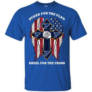 Stand For The Flag Kneel For The Cross St. Louis Blues Tshirt For Fans