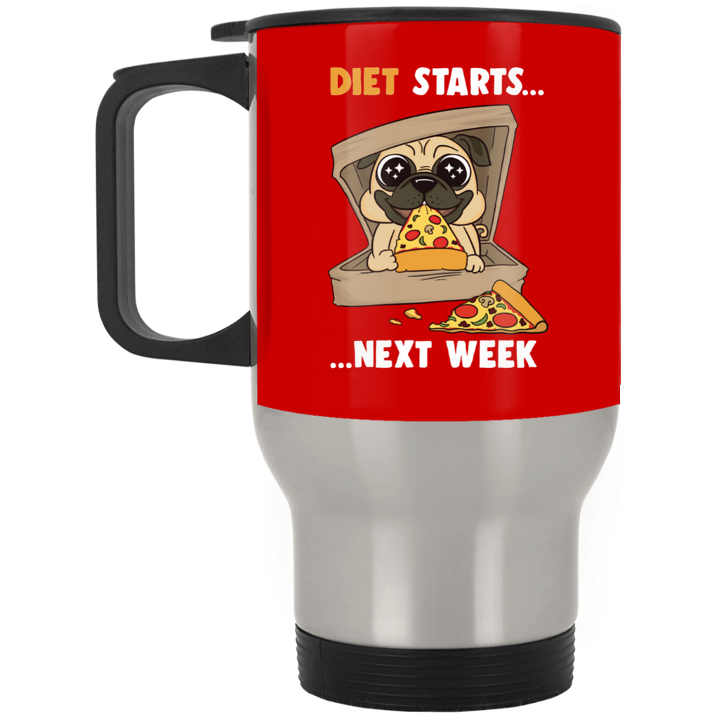 Diet Starts Next Week Pug Mugs