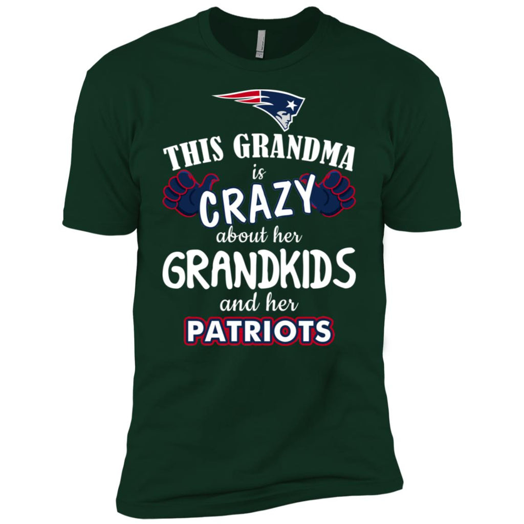 This Grandma Is Crazy About Her Grandkids And Her Patriots Tshirt