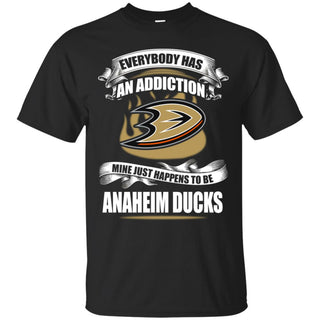 Cool Everybody Has An Addiction Mine Just Happens To Be Anaheim Ducks Tshirt