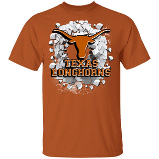 Amazing Earthquake Art Texas Longhorns T Shirt