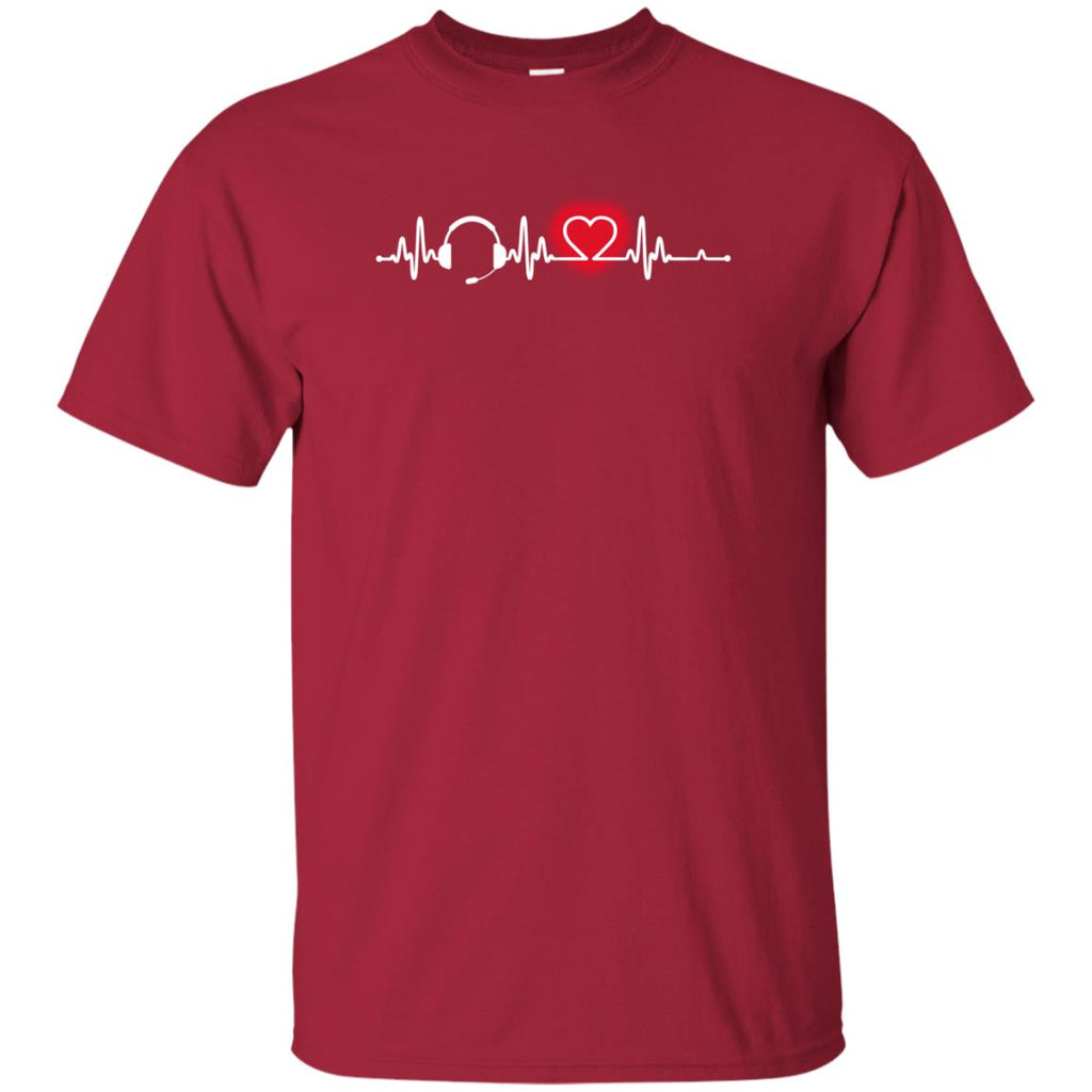 Heart Beat Red Dispatcher Tshirt For Lover