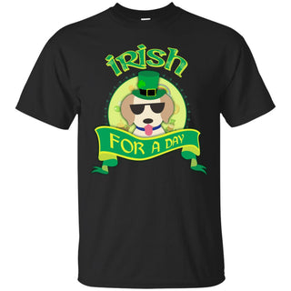 Funny Labrador Tshirt Irish For A Day St. Patrick's Day Labra Dog Gift