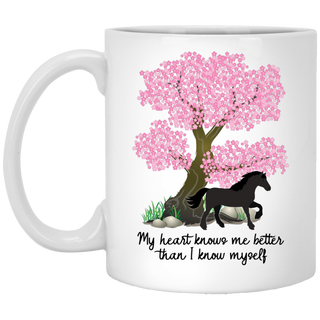 My Heart Knows Me Better Horse Mugs