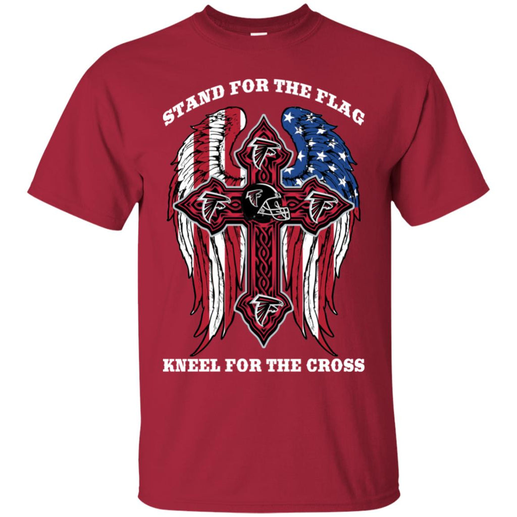 Incredible Stand For The Flag Kneel For The Cross Atlanta Falcons Tshirt