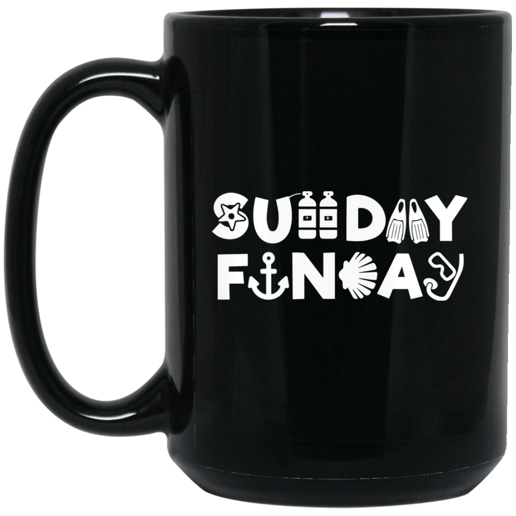 Nice Diving Mugs - Sunday Funday Diving, is cool gift for you